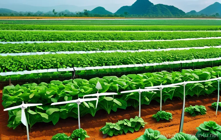 농업용 풍력 발전 - **Prompt:** "A proud Vietnamese male farmer, in his late 40s, with a weathered but kind face, wearin...